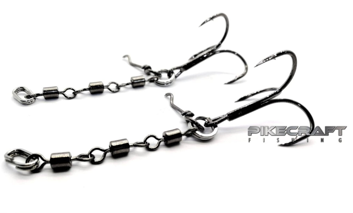 3-way swivel Stinger Rig M BKK 1/0 | Lure sizes 14-18cm