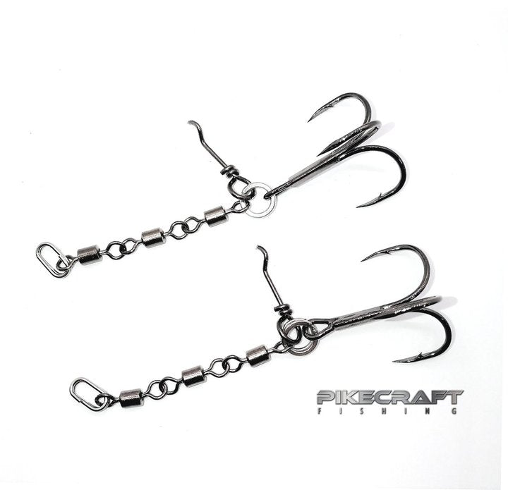 3-way swivel Stinger Rig M BKK 1/0 | Lure sizes 14-18cm