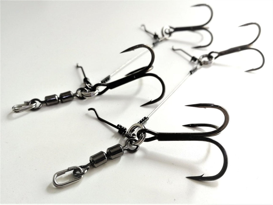 Double Swivel Stinger Rig XL | 19-25cm 2x Stinger Rig 2/0 BKK Spear-21 SS