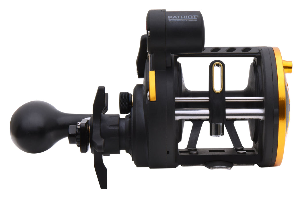 Patriot Power Counter 30 trolling reel, 0.40/410m, 2+1 bearings, 3.8:1, line counter with meters