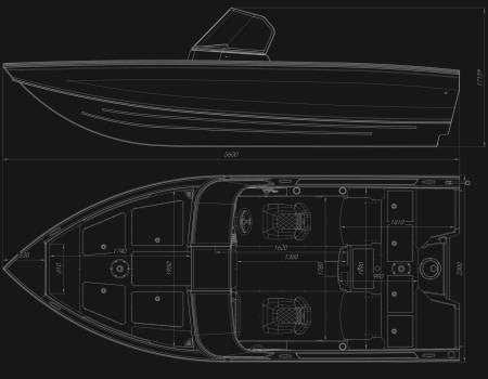 VIZION 560 ALUMĪNIJA MOTORLAIVA