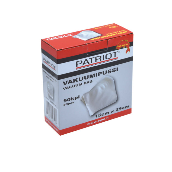 Patriot Vacuum Bag 25cm x 35cm 50-pack