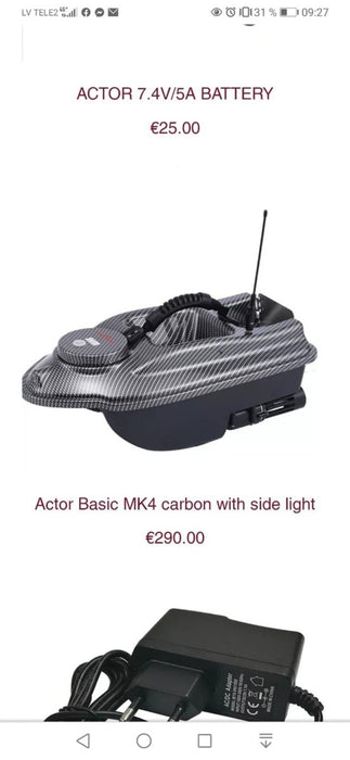 Actor Basic MK4 carbon with side light-Electronics-Boatman