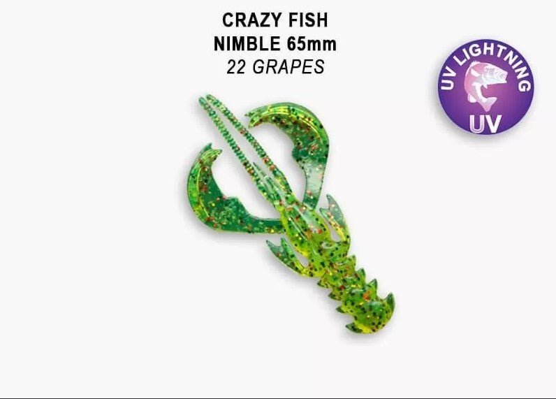 Crazy Fish Nimble 65mm - Ratter BaitsCrazy Fish Nimble 65mmCrazy Fish