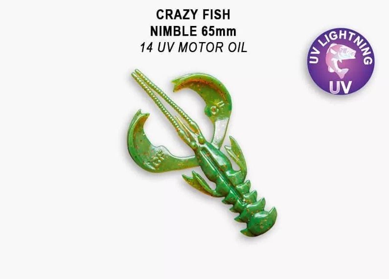 Crazy Fish Nimble 65mm - Ratter BaitsCrazy Fish Nimble 65mmCrazy Fish